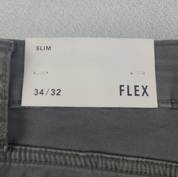 NEW with Tags American Eagle Flex Slim Pant Storm Grey Men's 34x32 - Picture 11 of 14